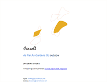 Tablet Screenshot of carrollmusic.net